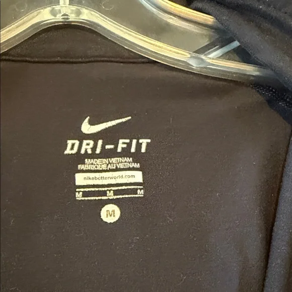 Nike Black Dri-FIT Half-Zip Pullover with Cornell Logo - Picture 5 of 5